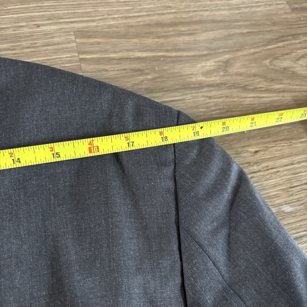 Brooks Brothers 1818 Regent Fit 42R Charcoal Gray 100% Wool Blazer Made in Italy - Picture 5 of 8